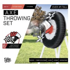 Anker Play Axe Throwing Set with Stand.