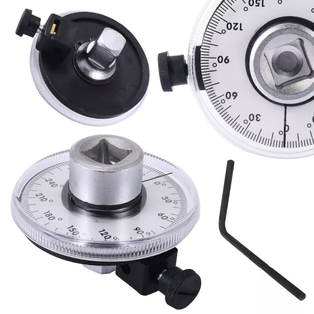 Torque wrench with gauge outlet