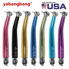 Dental High Speed Handpiece Push Button 2Hole /4Hole fit NSK PANA MAX 7 Colors