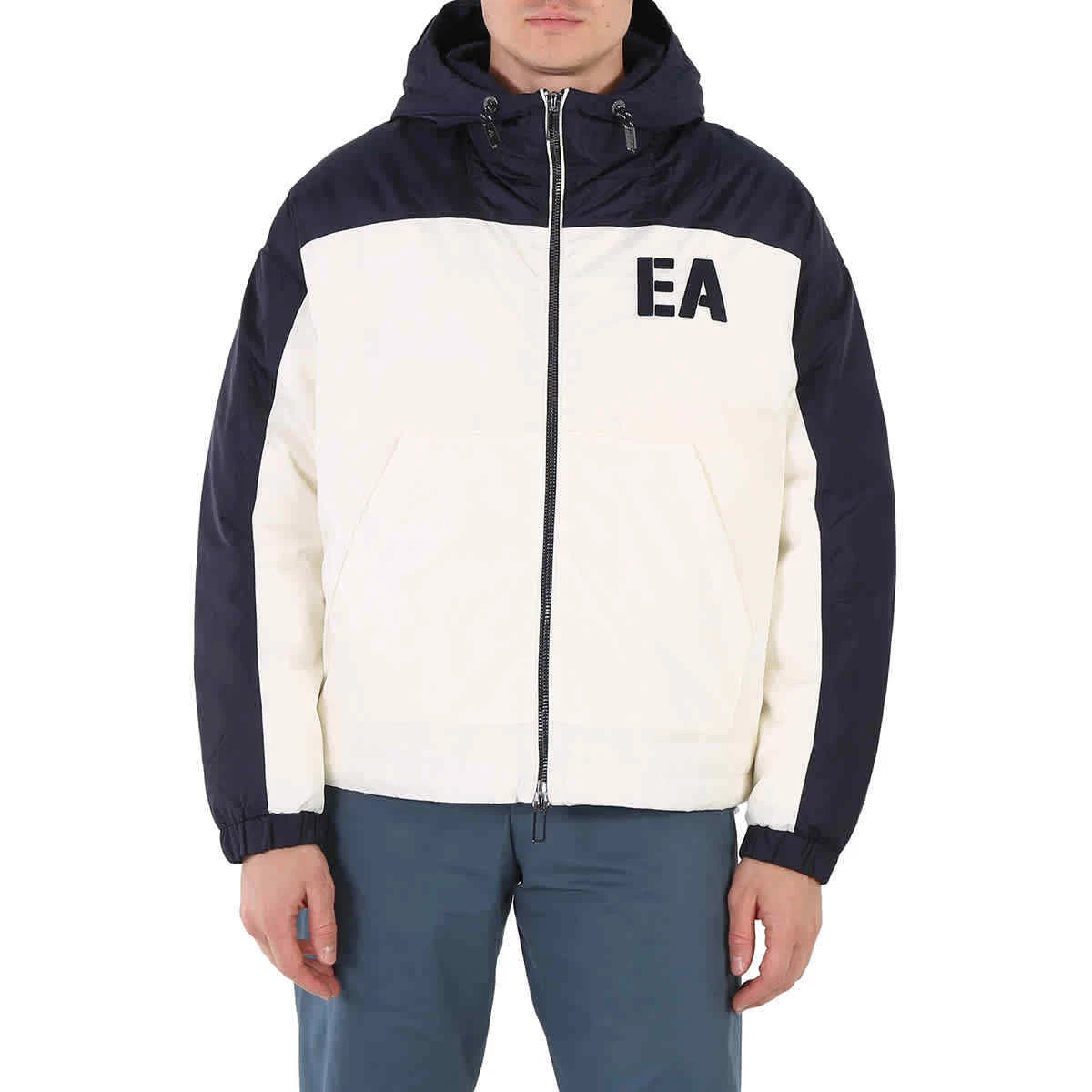 Emporio Armani Men's EA Logo Nylon Down Jacket