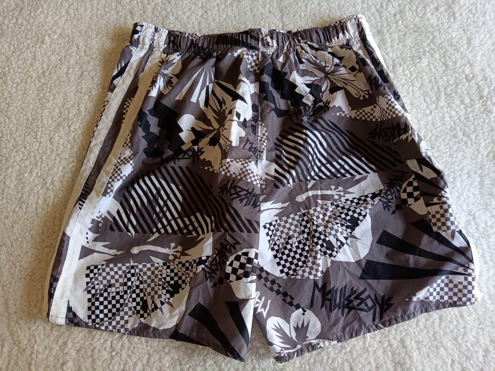 Maul & Sons Swim Trunks Mens Large Multicolor Abstract Mesh Lined Board Shorts image 10