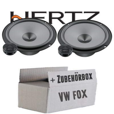 Hertz Lautsprecher für VW Fox Front Einbauset Boxen Tür vorne Front Paar System 