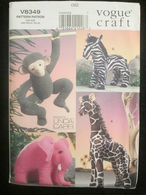 vogue stuffed animal patterns