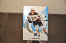 2024-25 Upper Deck SP Hockey BLUE Parallel Base Set #29 Leo Carlsson  nhl