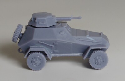 28 mm 1/56 3D gedruckt Zweiter Weltkrieg sowjetisch BA64 leicht gepanzertes Auto geeignet 4 Bolzen Aktion