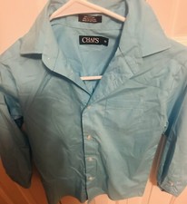 Youth Chaps Dress Shirt-Turquoise-Size 10
