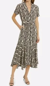 snakeskin tshirt dress