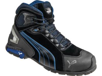 PUMA 632250256000045 Sicherheitsstiefel Rio Black Mid Größe 45 W. 11 schwarz/bla