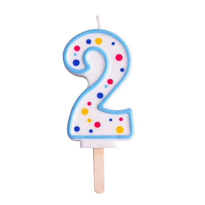 Número Vela Cumpleaños GRANDE AZUL Selección de Pasteles Celebración Fiesta Decoración PME Foto 4 de 4