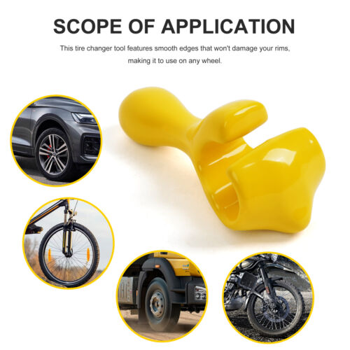 New Rubber Coated Bead Keeper Tire Changer Tool Yellow Heavy Duty Thing A+ Kit - Imagen 8 de 15