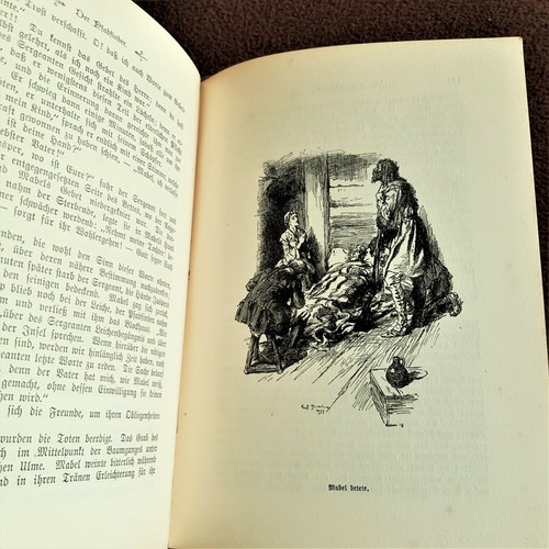 1903 Farbtafeln: Cooper, Der Pfadfinder am Binnensee, Stroefer 1253 - Bild 4 von 10