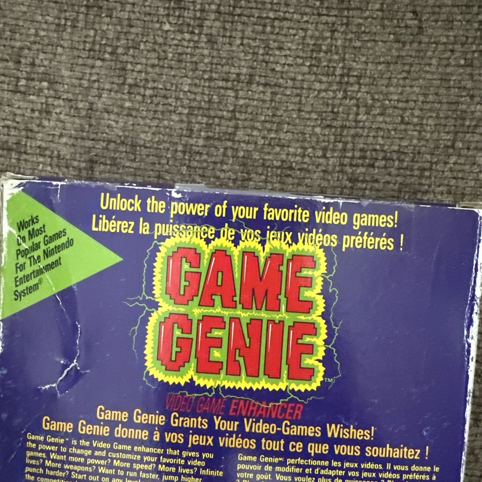 Game Genie Nintendo NES Game Cartridge Adapter -Black Brand New Never-open - Image 4 of 4