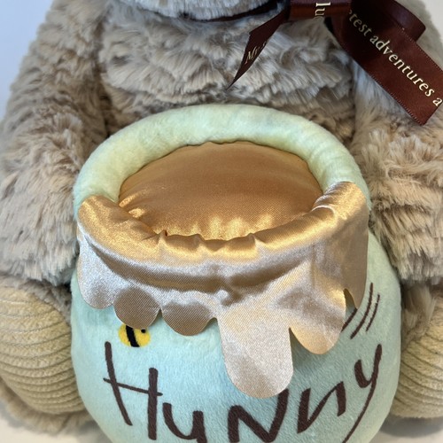 Disney Baby Winnie The Pooh Bear w/ Honey Pot Wind Up Music & Motion Plush Toy - Picture 3 of 10