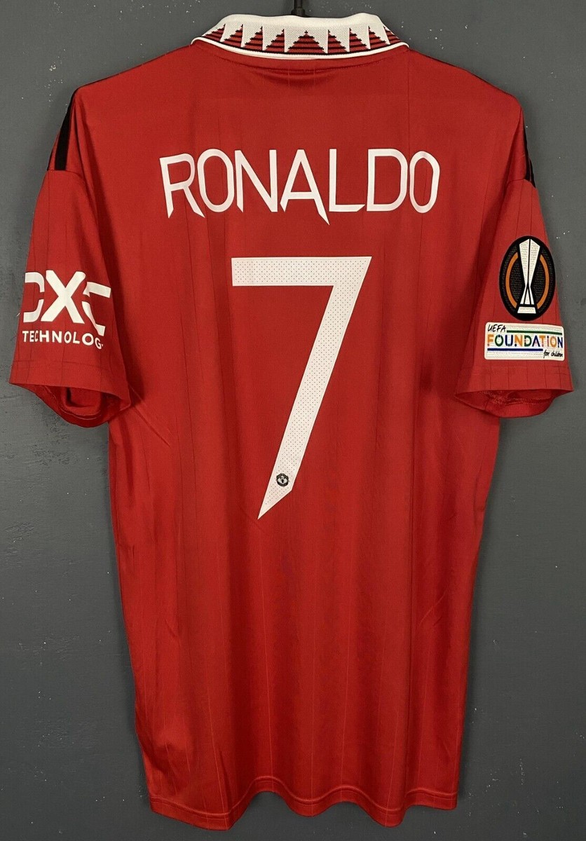 MENS RONALDO #7 FC MANCHESTER UNITED 2022/2023 UEFA SOCCER