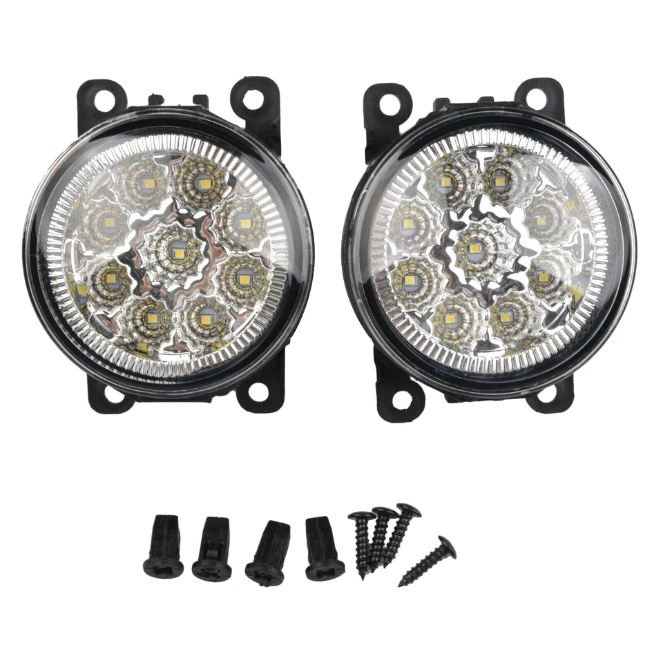 Left & Right LED Front Bumper Fog Light Lamps For Ford Ranger PX 11-18 Taurus UK - Image 2 of 4