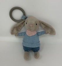 JellyCat London Little Rambler Collection Bunny Rattle 8" Plush Stuffed Animal