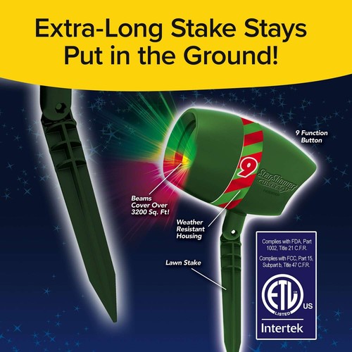 Star Shower Ultra 9 ASSEENONTV, New 2022 Model w/ 9 Unique Light