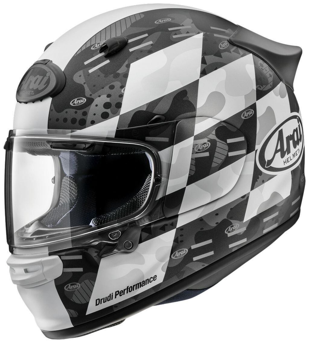 Arai Checker White Full face helmet Contour-X Japan ASTRO-GX