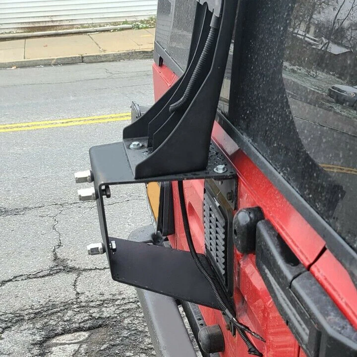 Soporte de montaje de rueda de acero para Jeep Wrangler YJ TJ 1987-2006 Foto 2 de 4