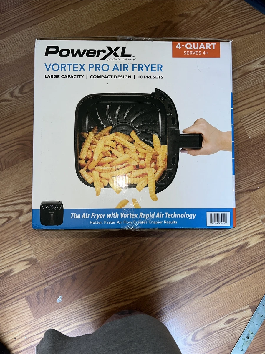 Power XL Vortex Pro Air Fryer 4Qt Black - NEW