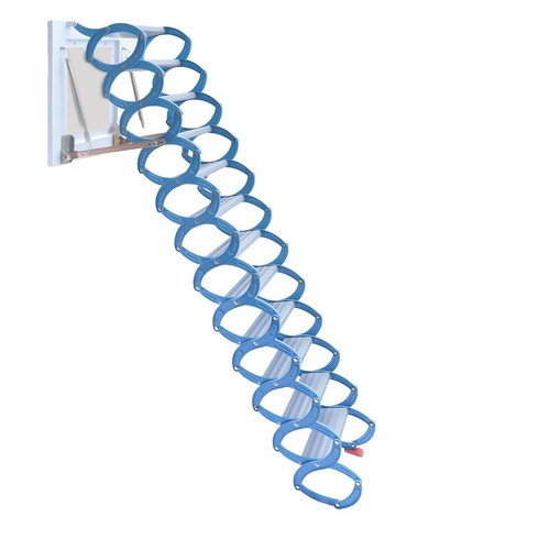 KUAFU 60 Inch Aluminum Bunk Bed Ladder – With Safety Hooks, Rubber Feet, And 250lb Weight Capacity