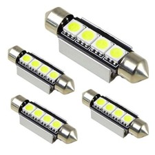 4 Smd Festoon Canbus 44mm 42mm Sv85 C10w 264 Led Canbus Interior Car Bulb White