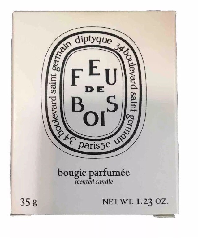 Diptyque Feu De Bois Travel Scented Candle 35g 1.23oz  