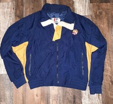 Vintage Legends Jacket Blue Yellow Jacket Men’s Size Medium Made In USA