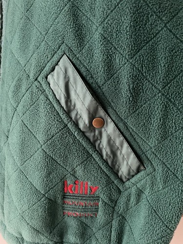 Vintage Killy Fleece Mountain Jacket Green Size XL Outdoors Walking Trekking - Picture 8 of 16