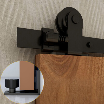 CCJH 1M-4M Top Mount Schiebetür Hardware Kit für Einzeltür/Doppeltür/Bypass Tür