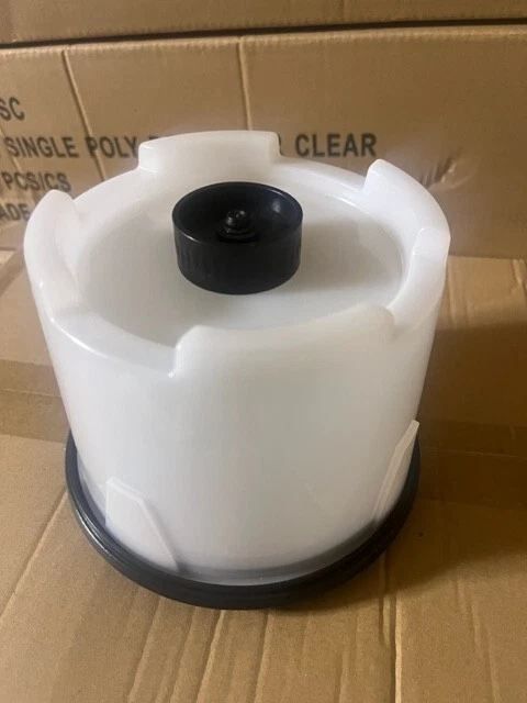 6 PCS 50-Disc CD DVD Blu-Ray Heavy Duty Cake Box /Spindle, White/Black PSC120 - Image 4 of 4