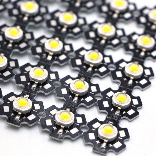 3W watts High Power SMD LED COB Chip Lights Beads White Red Blue Yellow With PCB - Picture 3 of 8