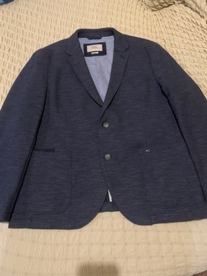 mens camel active blazer blue