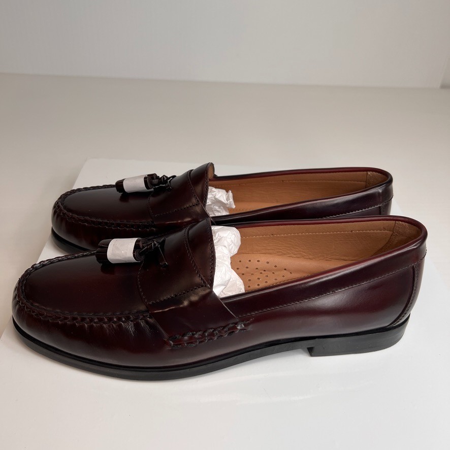 Johnston & Murphy Shoe Men 10.5 D Leather Hayes Tassel  display picture 1