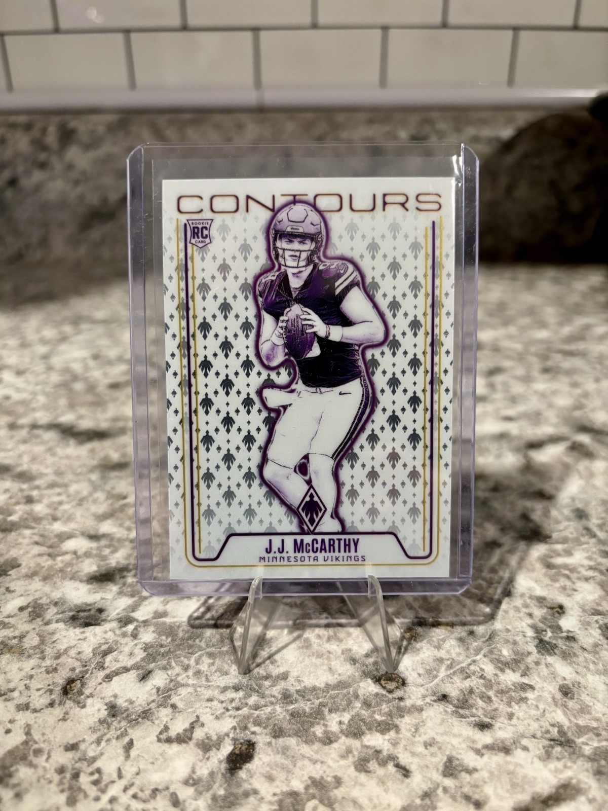2024 Panini Phoenix - Contours J.J. McCarthy #CON-JMY (RC)