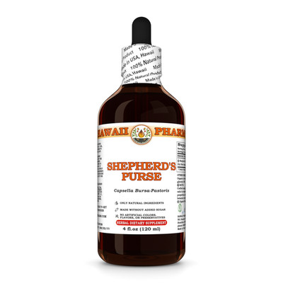 Shepherd's Purse (Capsella Bursa-pastoris) Dried Herb Liquid Herbal Extract
