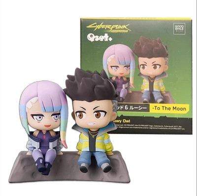 8CM Anime Cyberpunk Edgerunners Figure David Martinez Lucy Qset To The Moon