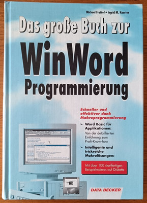 Data Becker Winword Programmierung mit CD zum Buch Freihof/Kürten