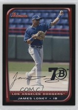 2017 Bowman 70th Anniversary Buybacks Silver James Loney #2008-192 0b0