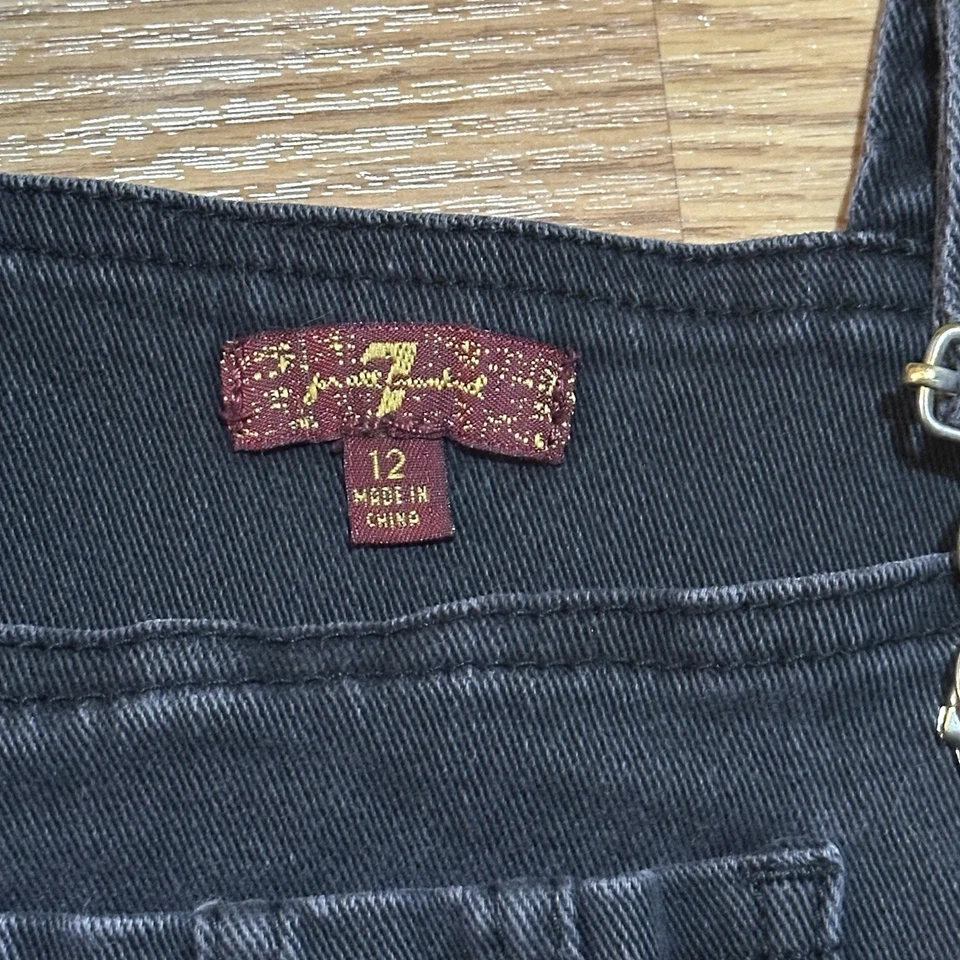 Mono vaquero para niñas 7 For All Mankind talla 12 Foto 3 de 4