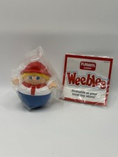 NEW SEALED 1987 Weebles Wobble Girl Fireman Mailaway w/ Catalog NOS MIP NIP HTF