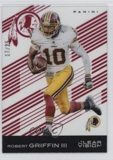 2015 Panini Clear Vision Red 17/25 Robert Griffin III #47 12w4