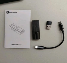 Fosi Audio DS1 Amplifier DAC USB-C to AUX 3.5mm 4.4mm Headphone Portable Dongle