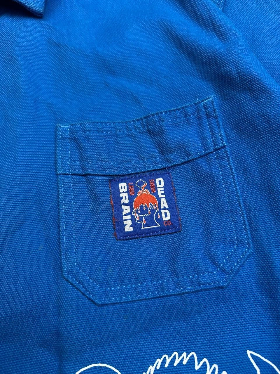 BRAIN DEAD CHORE BLUE HEAVY JACKET L  image 9