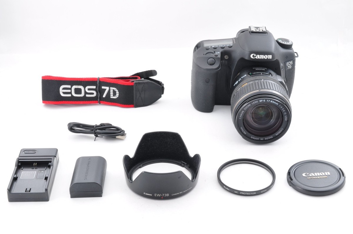 Canon EOS 7D DSLR Camera w/ EF-S 17-85mm IS USM Lens Low 1K