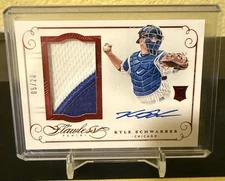 2016 Flawless Baseball Kyle Schwarber Rookie Patch Auto Ruby 05/20 RPA-KSC