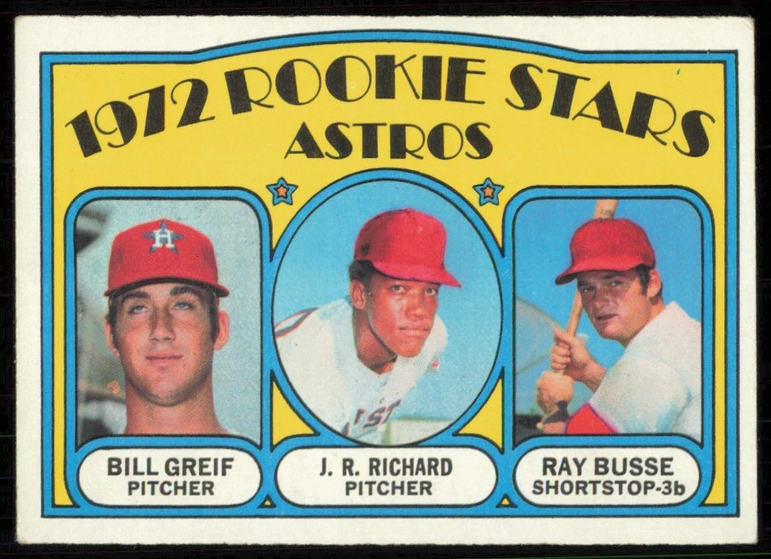 1972 TOPPS ASTROS ROOKIES - J.R. Richard  RC #101 EX