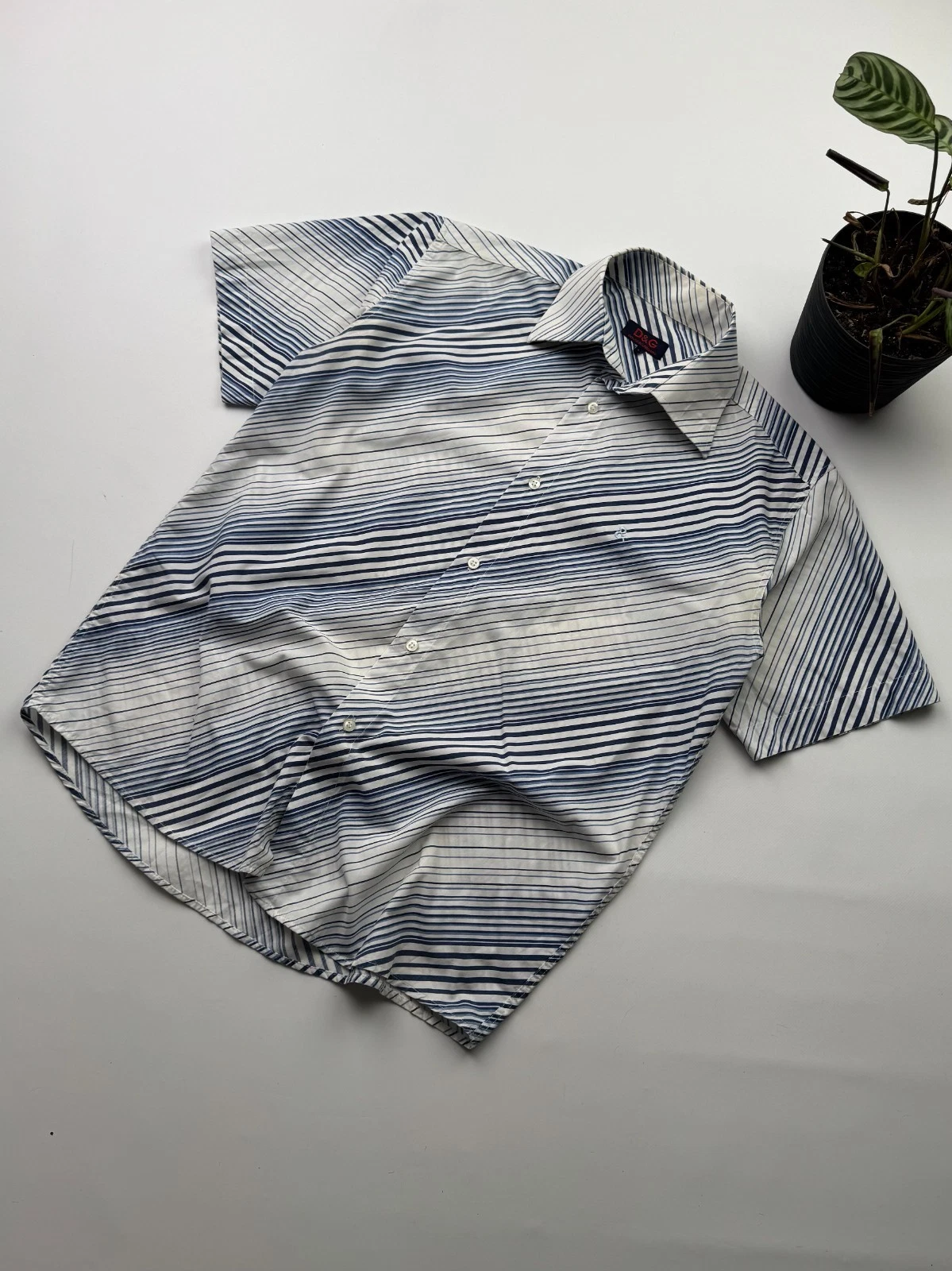 Dolce&Gabbana Vintage Shirt Short Sleeve Men's Size L