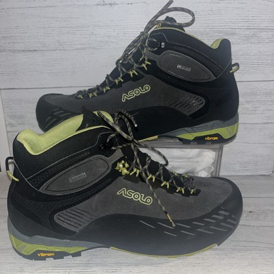Asolo - Eldo Mid LTH GV GTX- Men s Hiking  Boot Graphite/ Green/ Oasis Size 10 D