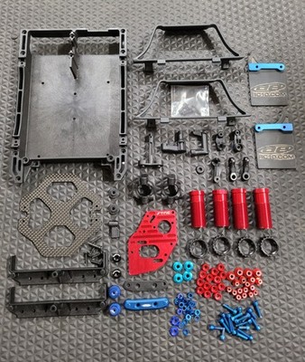 Saddle Pack & Aluminum Screw Uprade Set For Team Associated SC10 4x4 Used